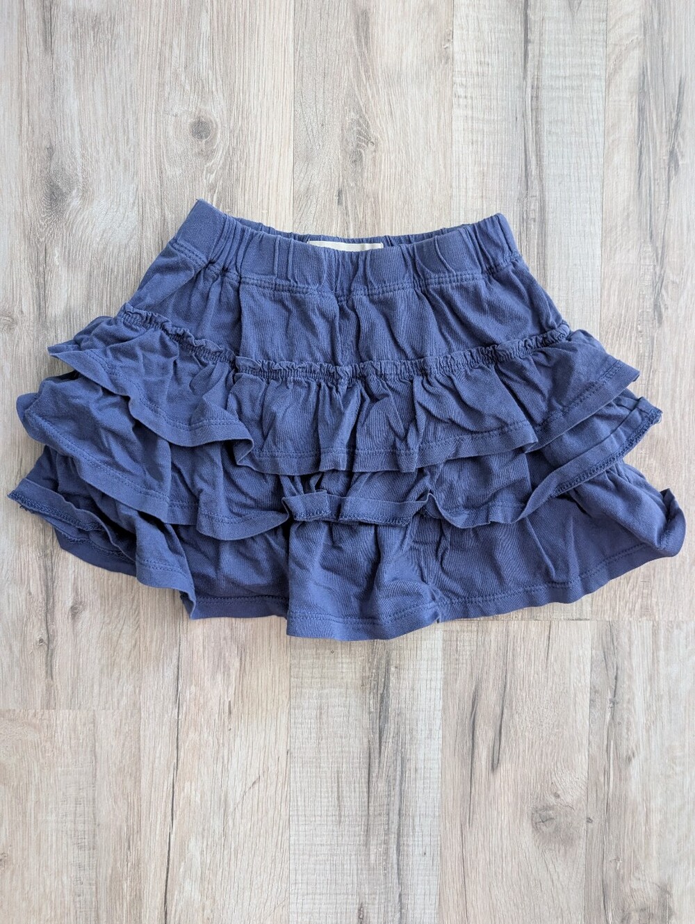 Mini Boden Navy Tiered Ruffle Skort, 3-4Y (C6)